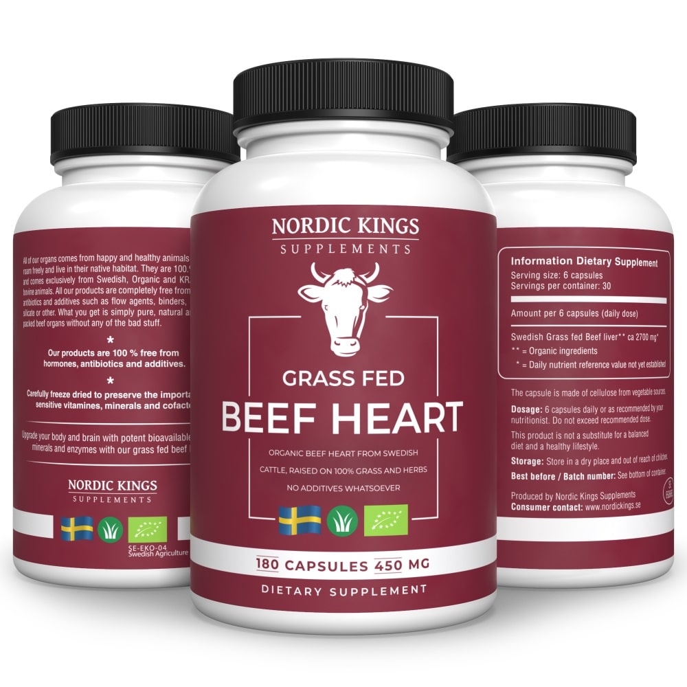 Nordic Kings Supplements - Organic Beef Heart