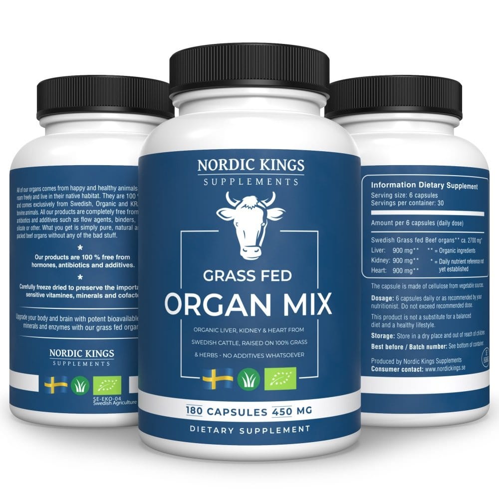 Nordic Kings Supplements - Organic Grass Fed Organ Mix