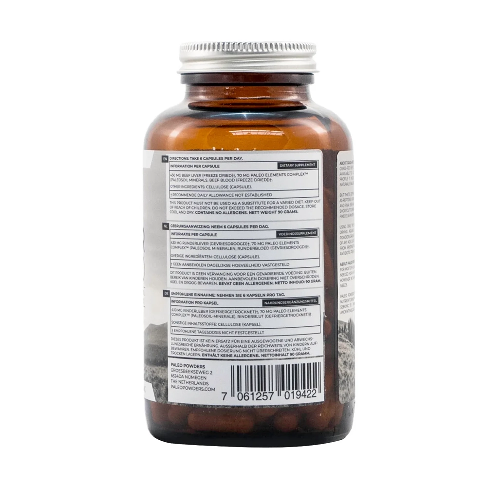 Paleo Powders - Beef Liver - Grass-Fed