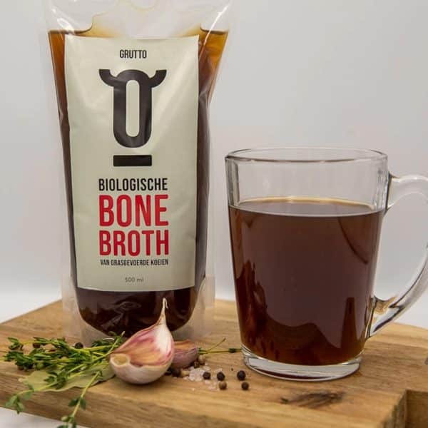 Grutto - Biologische Bone Broth van grasgevoerde koeien.