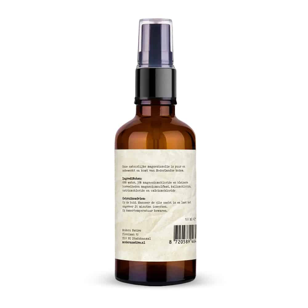 Modern Native - Pure Magnesium Olie - Achterkant