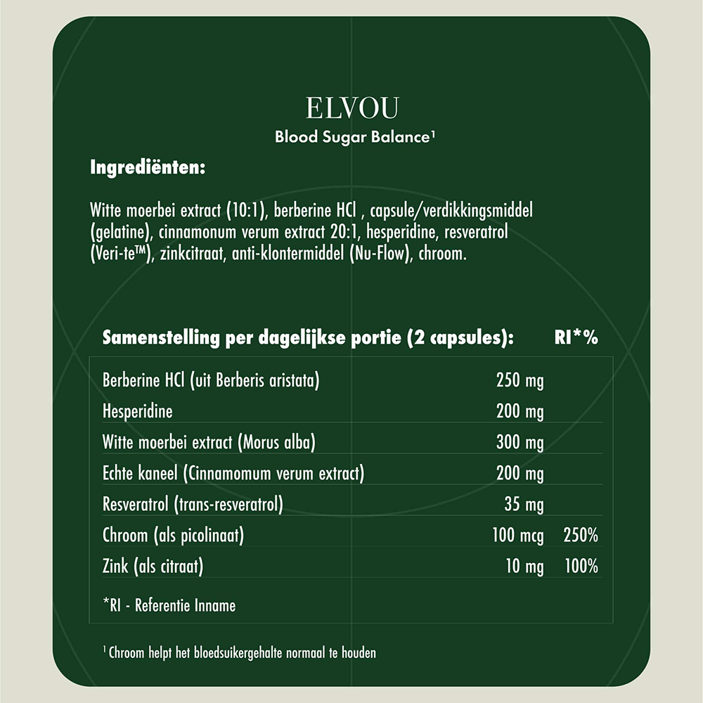 Elvou - Bloodsugar Balance Formula