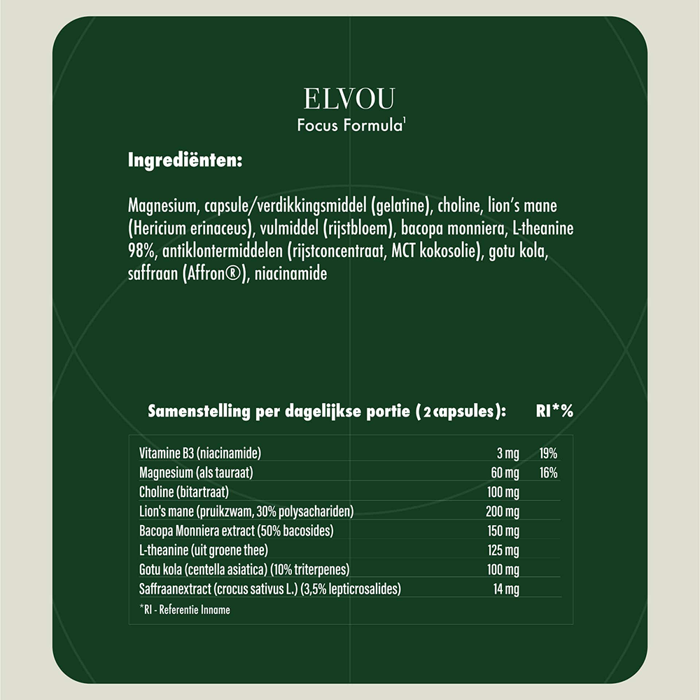 Elvou - Focus Formula