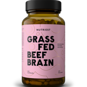 Nutriest - Beef Brain, grasgevoerde gevriesdroogde runderhersenen in capsules.