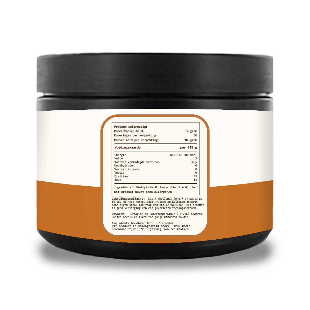 Real Roots - Bottenbouillon Pasta