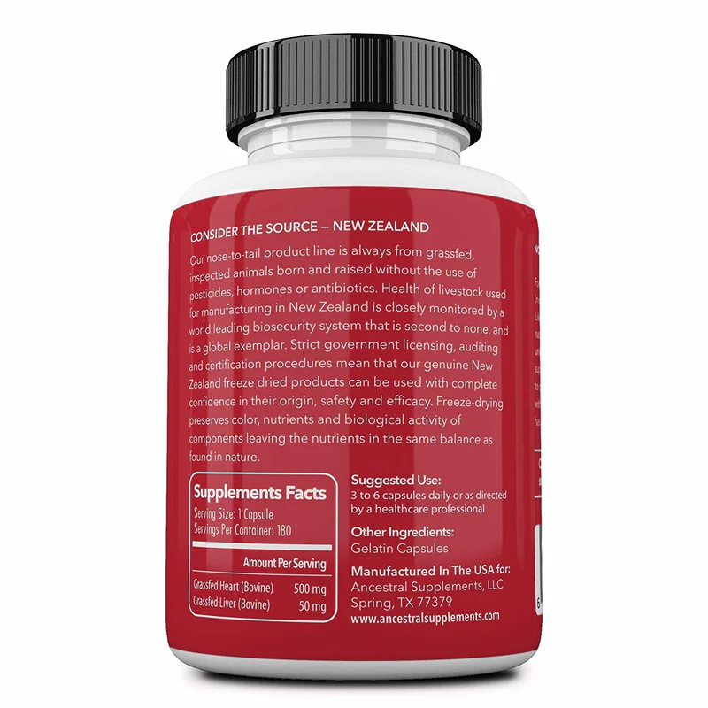 Ancestral Supplements - Beef Heart