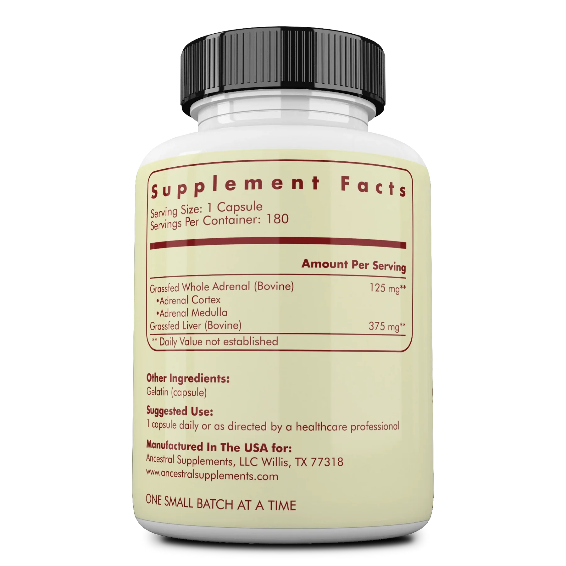 Ancestral Supplements - Runderbijnieren Capsules