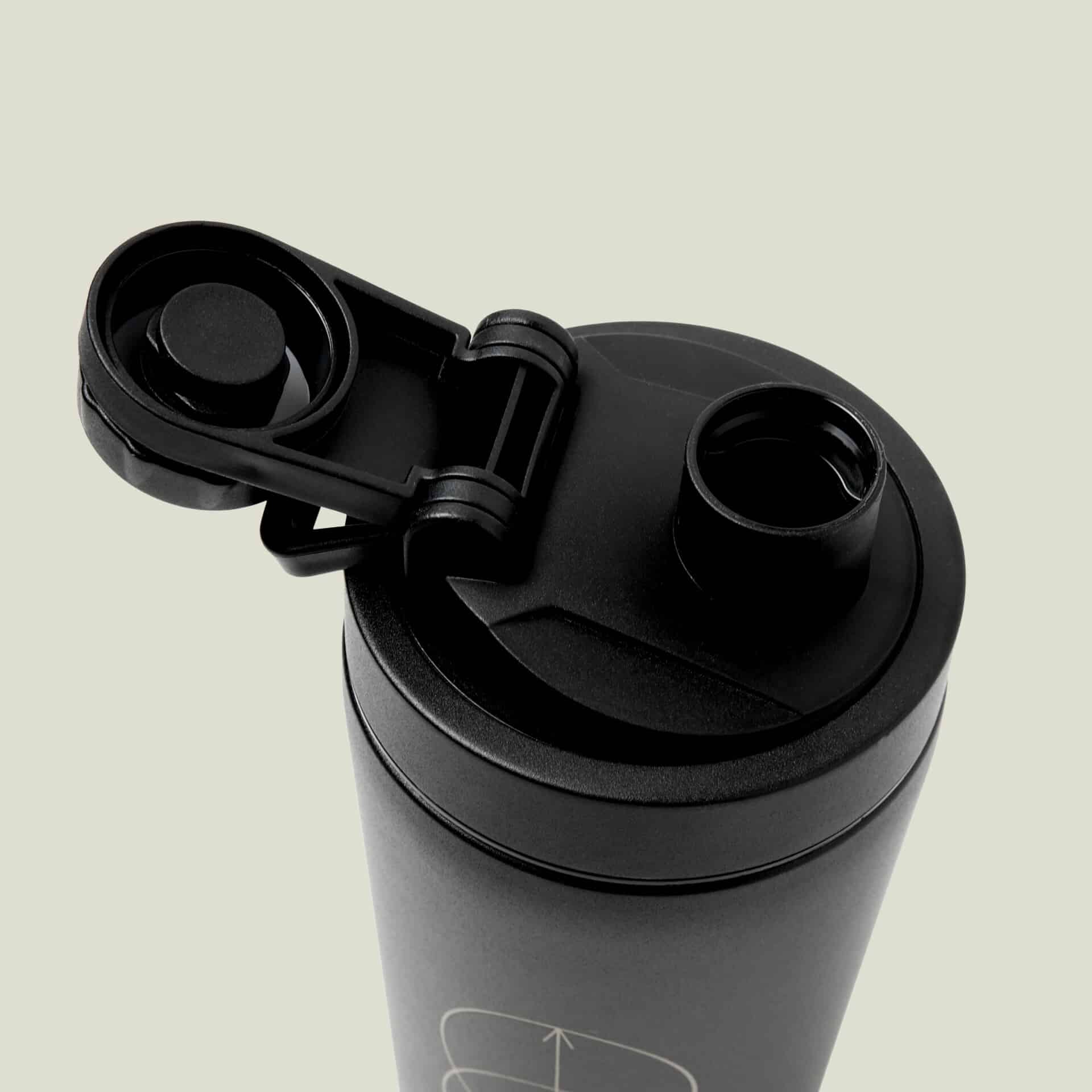 Elvou - RVS Shakebeker - Zwart