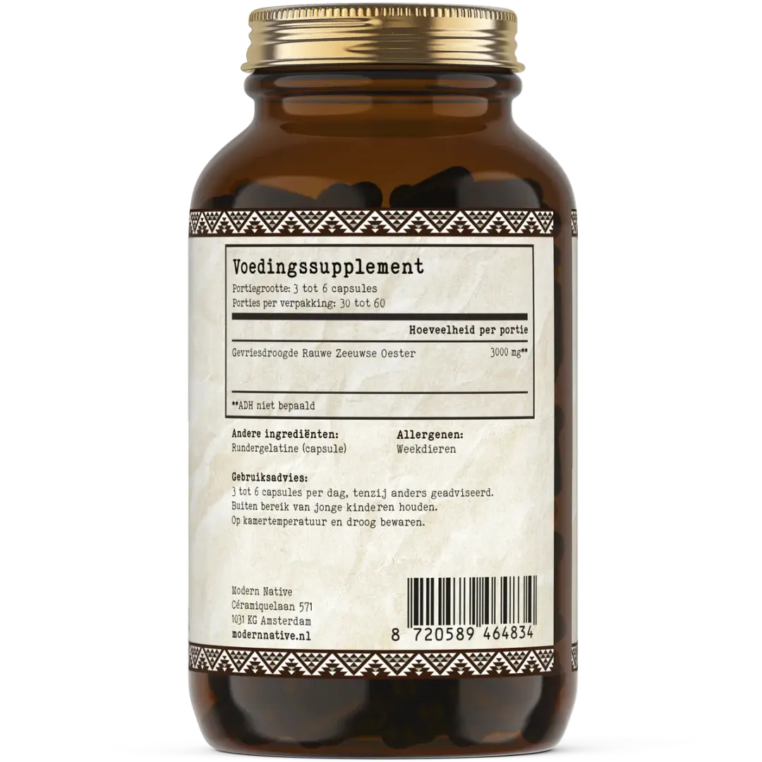 Modern Native Oester Kortingscode: 10% Korting - Achterkant