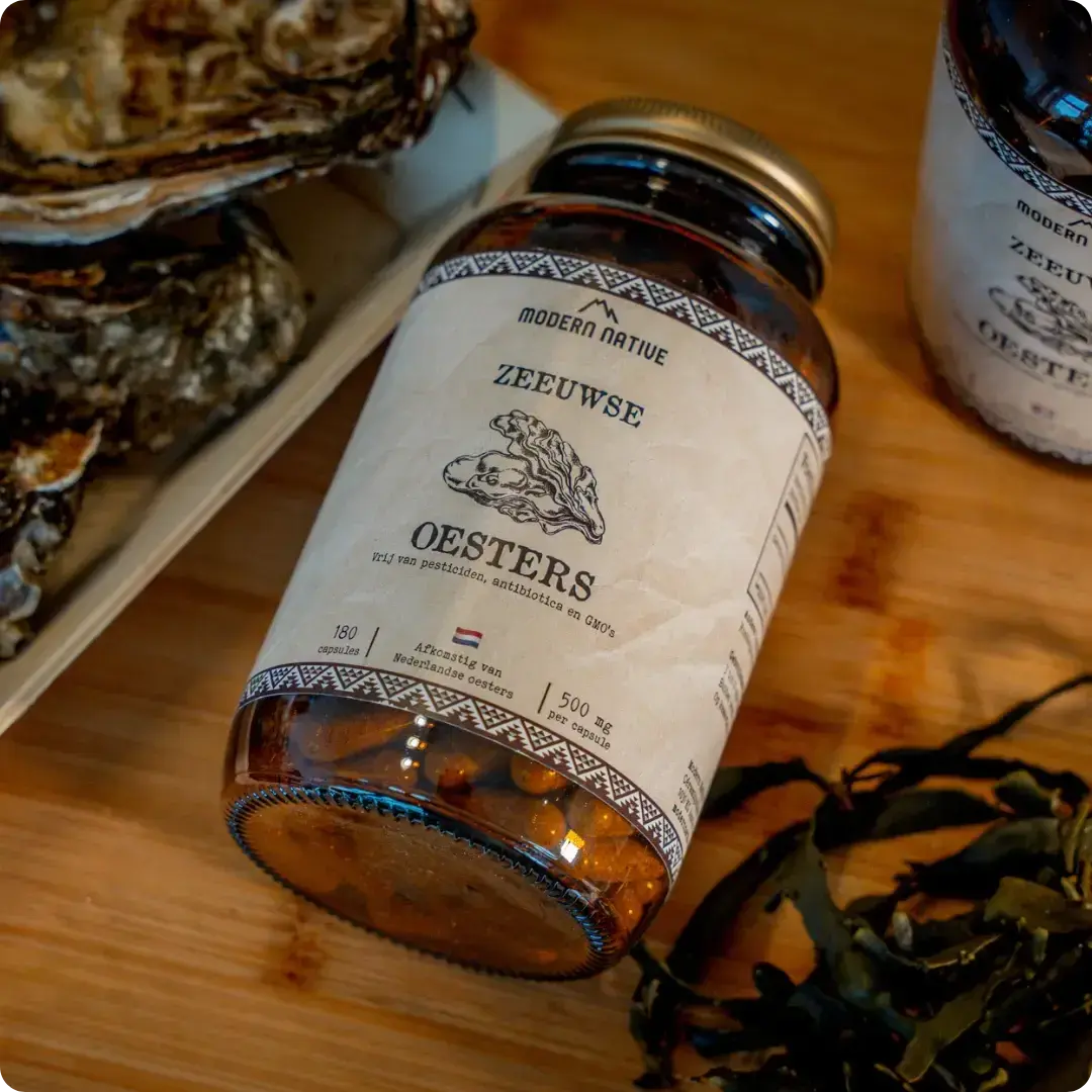 Modern Native Oester Kortingscode: 10% Korting - Sfeerbeeld verpakking